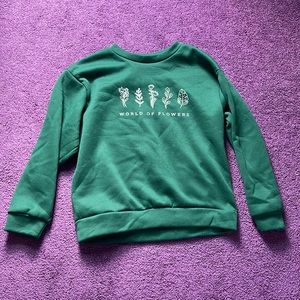 Green SHEIN crew neck. Size medium